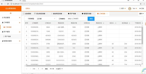 商城管理系统项目 前台 后台 管理员 用户 html jsp